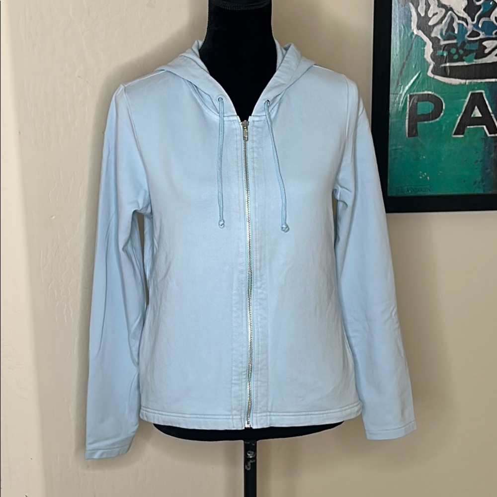Comfy Gap Stretch Light Blue Hoodie Size Medium